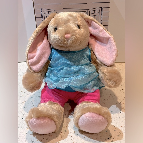 Build-A-Bear Blue Lace Top and Pink Leggings, Plush‎ NOT Included - Picture 2 of 10